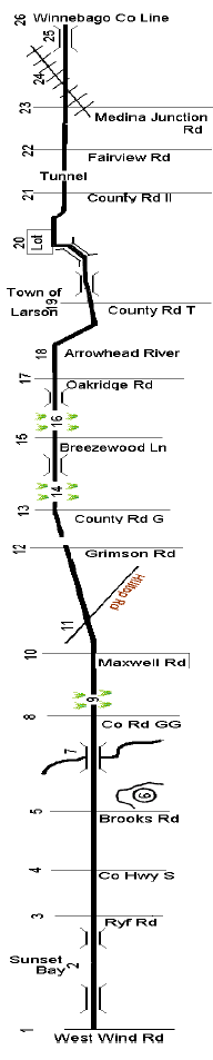 The WIOUWASH trail map (Winnebago County Portion)