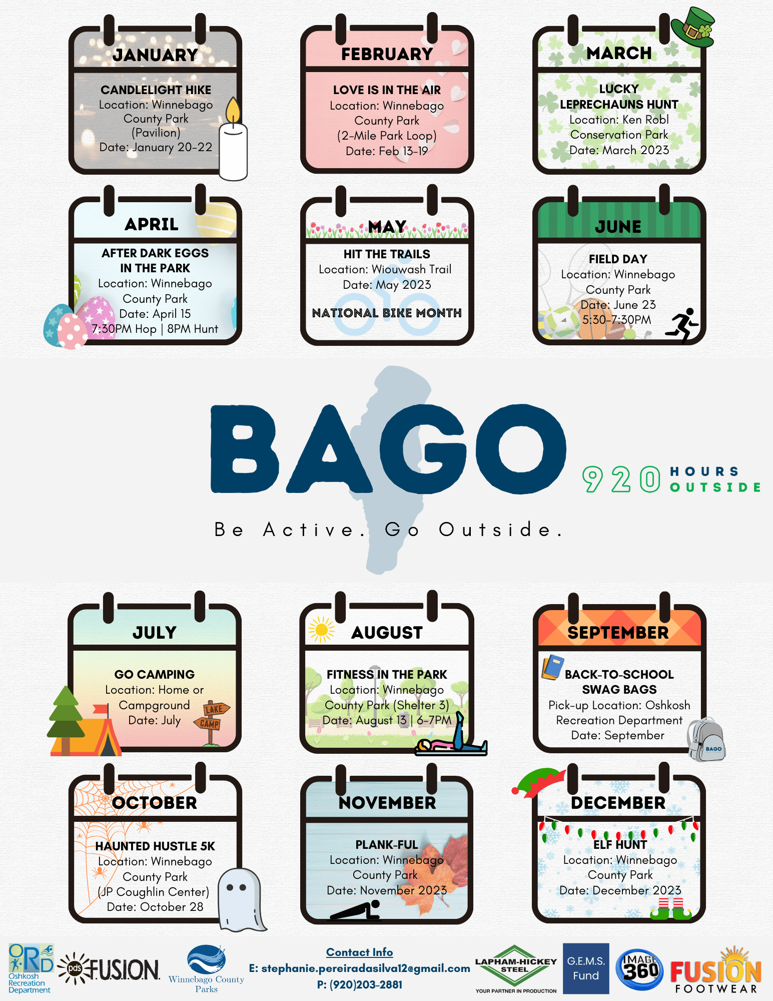 BAGO Event Calendar
