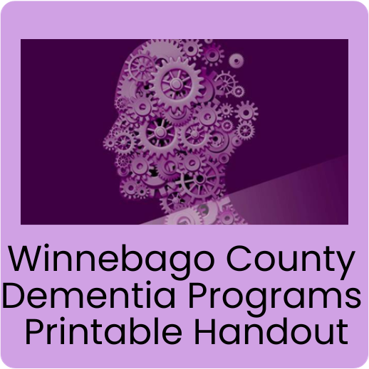 WC Dementia Programs Handout