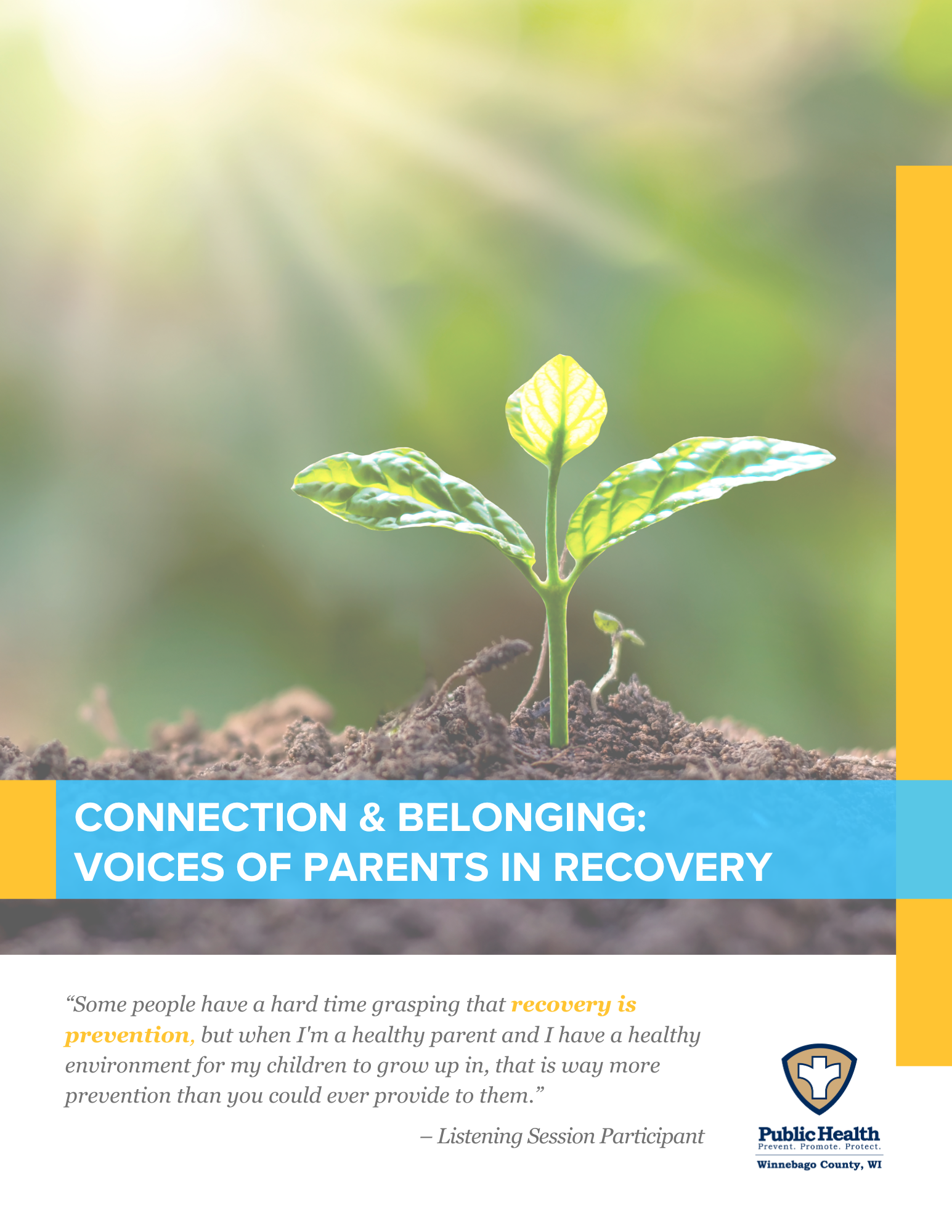 Parents in Recovery Report Cover