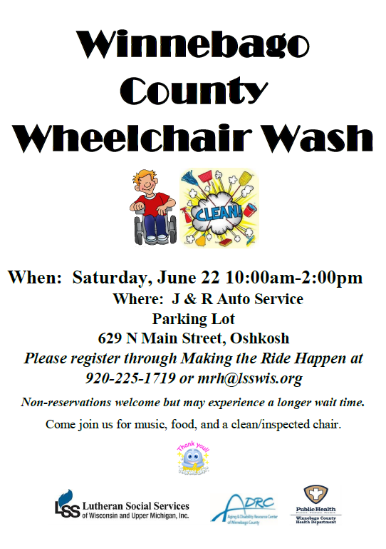 Wheelchair Wash Flier