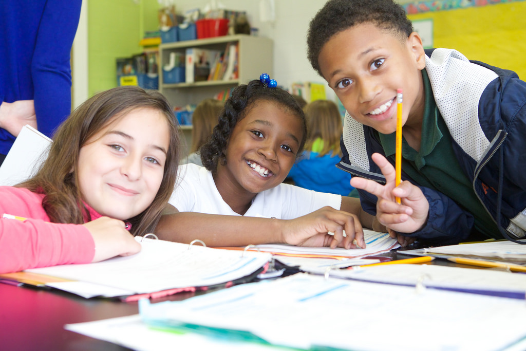 kids in classroom