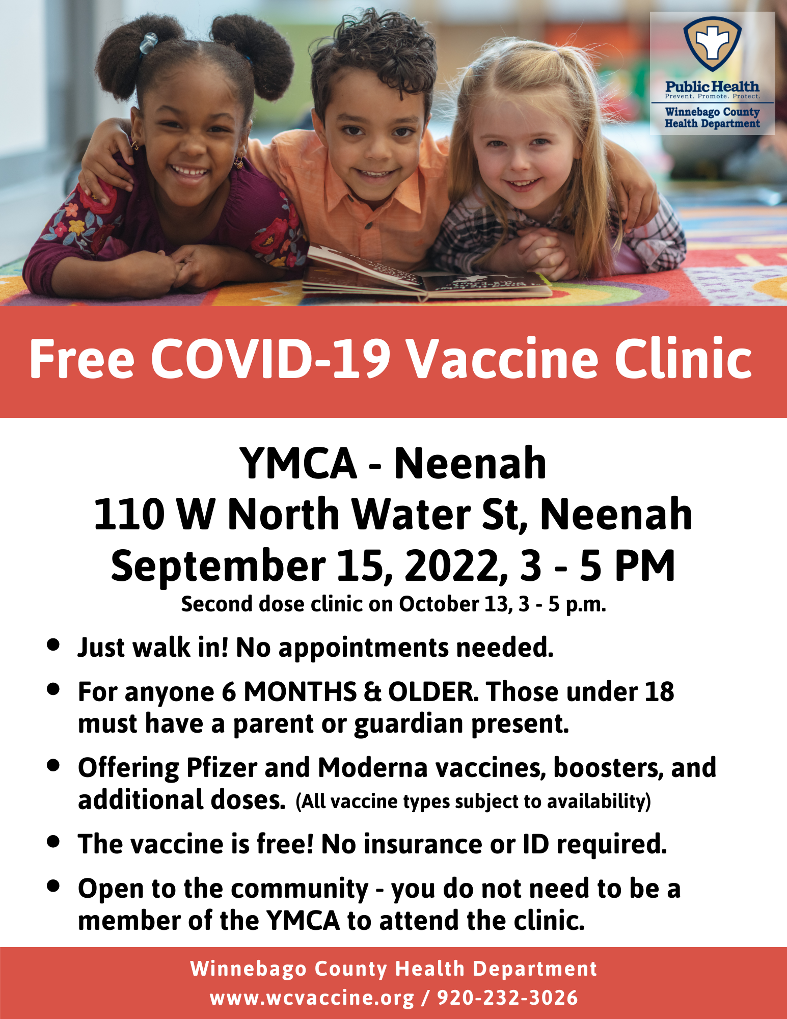 ymca_neenah_first_dose_clinic image